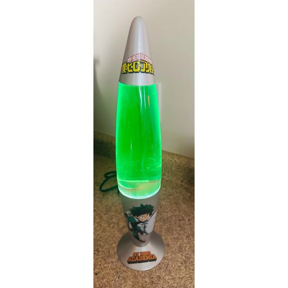 My Hero Academia Deku motion lamp lava lamp character Izuku Midoriya Green light - Picture 1 of 10